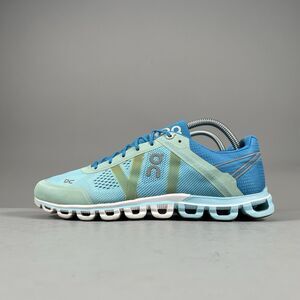 On Running Shoes in Sky Blue and Aqua